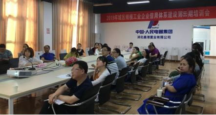 綠盾征信舉辦荊門城區(qū)規(guī)模工業(yè)企業(yè)信用建設(shè)第三期培訓(xùn)會，深化企業(yè)征信服務(wù)